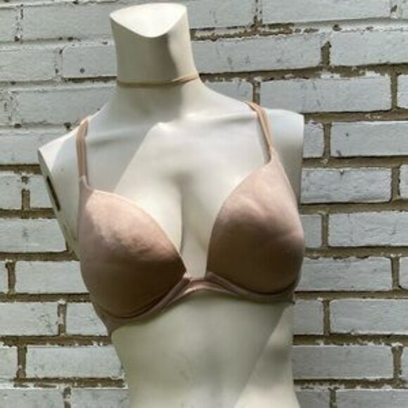 Victoria's Secret 34D Padded Push-Up bras Set of 4 Tan White Black Lace - Picture 12 of 15